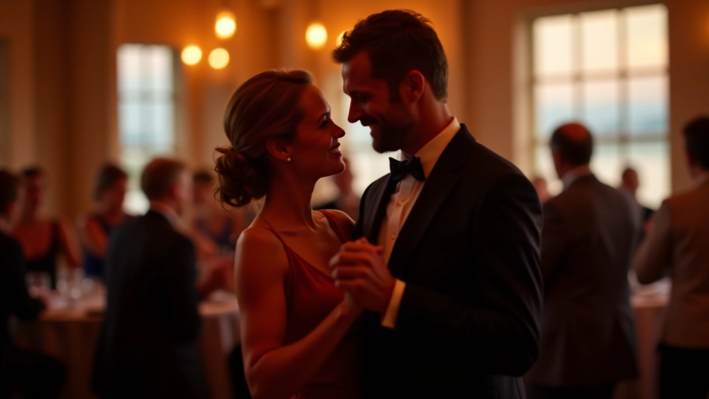 Couples dancing bachata at weekend event in coastal town